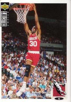 1995-96 Collector's Choice European Stickers #74 Kenny Smith Front