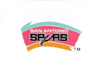 1995-96 Collector's Choice European Stickers #87 San Antonio Spurs Logo Front
