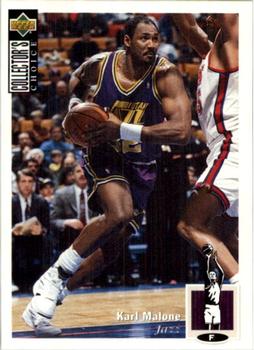 1995-96 Collector's Choice European Stickers #99 Karl Malone Front