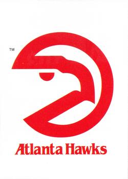 1995-96 Collector's Choice European Stickers #103 Atlanta Hawks Logo Front