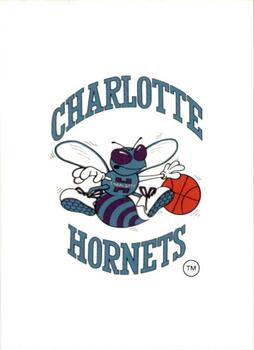 1995-96 Collector's Choice European Stickers #111 Charlotte Hornets Logo Front