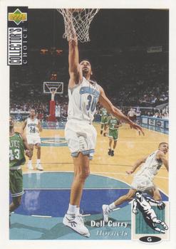 1995-96 Collector's Choice European Stickers #113 Dell Curry Front