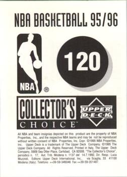 1995-96 Collector's Choice European Stickers #120 Michael Jordan Back