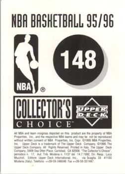 1995-96 Collector's Choice European Stickers #148 Rik Smits Back