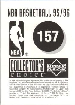 1995-96 Collector's Choice European Stickers #157 Boston Celtics Logo Back