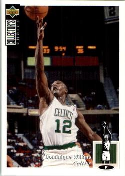 1995-96 Collector's Choice European Stickers #163 Dominique Wilkins Front