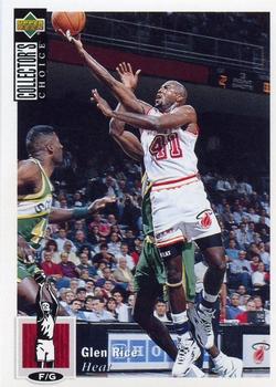 1995-96 Collector's Choice European Stickers #168 Glen Rice Front
