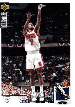 1995-96 Collector's Choice European Stickers #175 Kenny Anderson Front