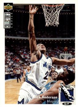 1995-96 Collector's Choice European Stickers #191 Nick Anderson Front