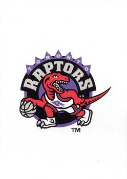 1995-96 Collector's Choice European Stickers #211 Toronto Raptors Logo Front