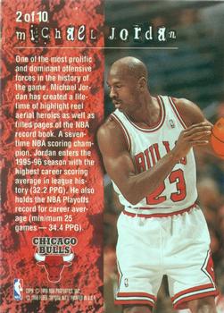 1995-96 Fleer - Total O Hot Pack #2 Michael Jordan Back