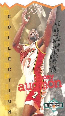 1995-96 Jam Session - Die Cuts #D1 Stacey Augmon Front