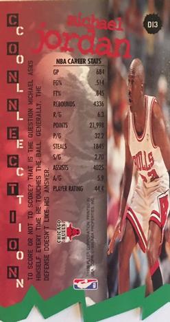 1995-96 Jam Session - Die Cuts #D13 Michael Jordan Back