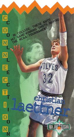 1995-96 Jam Session - Die Cuts #D64 Christian Laettner Front