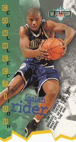 1995-96 Jam Session - Die Cuts #D65 Isaiah Rider Front