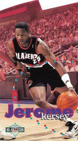 1995-96 Jam Session - Die Cuts #D104 Jerome Kersey Front