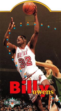 1995-96 Jam Session - Die Cuts #D55 Billy Owens Front
