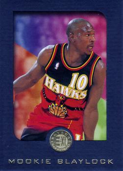 1995-96 SkyBox E-XL - Blue #2 Mookie Blaylock Front