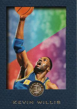 1995-96 SkyBox E-XL - Blue #28 Kevin Willis Front