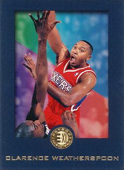 1995-96 SkyBox E-XL - Blue #63 Clarence Weatherspoon Front