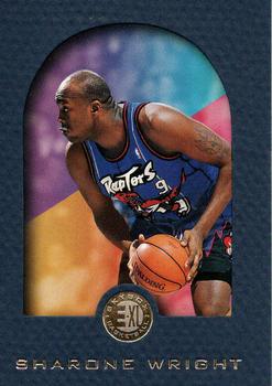 1995-96 SkyBox E-XL - Blue #81 Sharone Wright Front