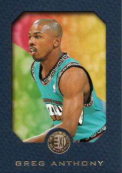 1995-96 SkyBox E-XL - Blue #85 Greg Anthony Front