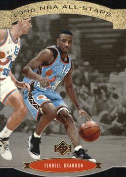 1995-96 SP - All-Stars Gold #AS7 Terrell Brandon Front