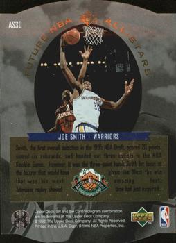 1995-96 SP - All-Stars Gold #AS30 Joe Smith Back