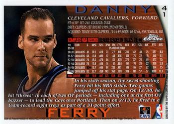 1996-97 Topps Chrome #41 Danny Ferry Back
