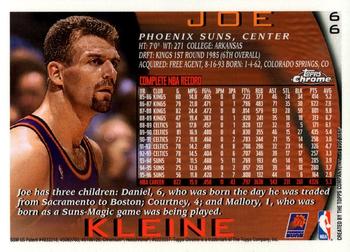 1996-97 Topps Chrome #66 Joe Kleine Back