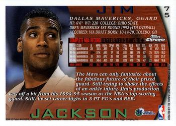 1996-97 Topps Chrome #75 Jim Jackson Back
