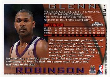 1996-97 Topps Chrome #122 Glenn Robinson Back