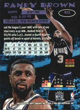Randy Brown - Chicago Bulls (NBA Basketball Card) 1999-00 Upper