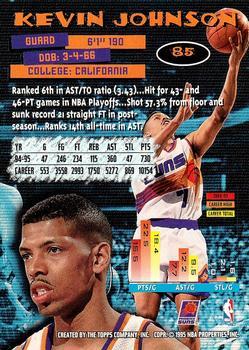 1995-96 Stadium Club - Members Only #85 Kevin Johnson Back