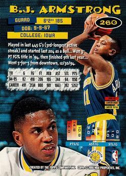 1995-96 Stadium Club - Members Only #260 B.J. Armstrong Back