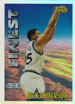 1995-96 Topps - Mystery Finest Refractors #M7 Nick Anderson Front