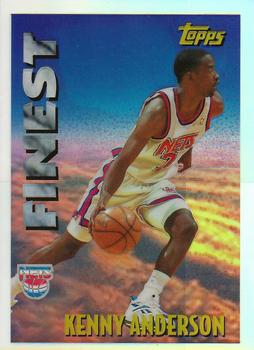 1995-96 Topps - Mystery Finest Refractors #M8 Kenny Anderson Front