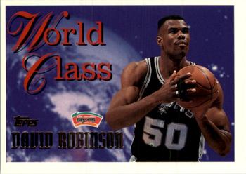 1995-96 Topps - World Class #WC9 David Robinson Front