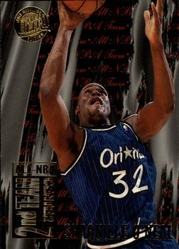 1995-96 Ultra - All-NBA Gold Medallion #8 Shaquille O'Neal Front