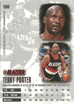 1995-96 Ultra - Gold Medallion #150 Terry Porter Back