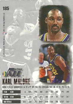 1995-96 Ultra - Gold Medallion #185 Karl Malone Back