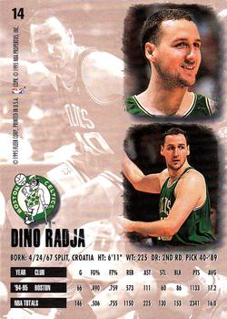 1995-96 Ultra - Gold Medallion #14 Dino Radja Back