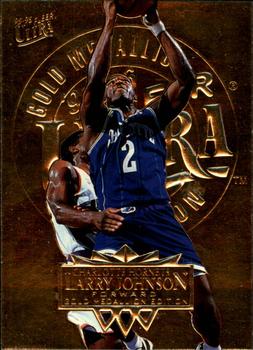 1995-96 Ultra - Gold Medallion #21 Larry Johnson Front