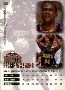 1995-96 Ultra - Gold Medallion #50 Reggie Williams Back