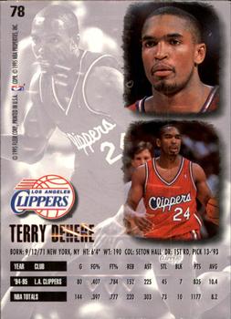 1995-96 Ultra - Gold Medallion #78 Terry Dehere Back