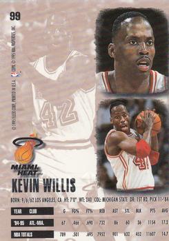 1995-96 Ultra - Gold Medallion #99 Kevin Willis Back