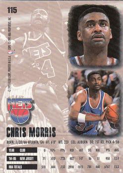 1995-96 Ultra - Gold Medallion #115 Chris Morris Back
