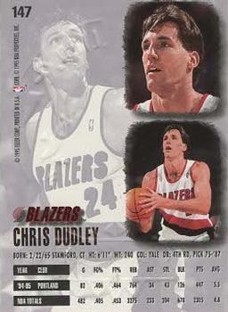 1995-96 Ultra - Gold Medallion #147 Chris Dudley Back