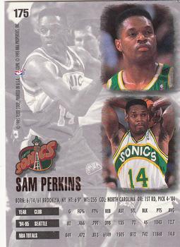 1995-96 Ultra - Gold Medallion #175 Sam Perkins Back