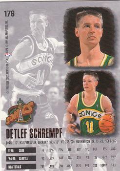 1995-96 Ultra - Gold Medallion #176 Detlef Schrempf Back